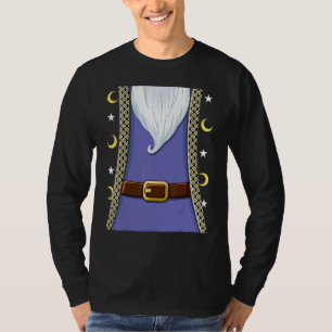 Trollkarlscape för barn Halloween-kostym Män Troll T Shirt