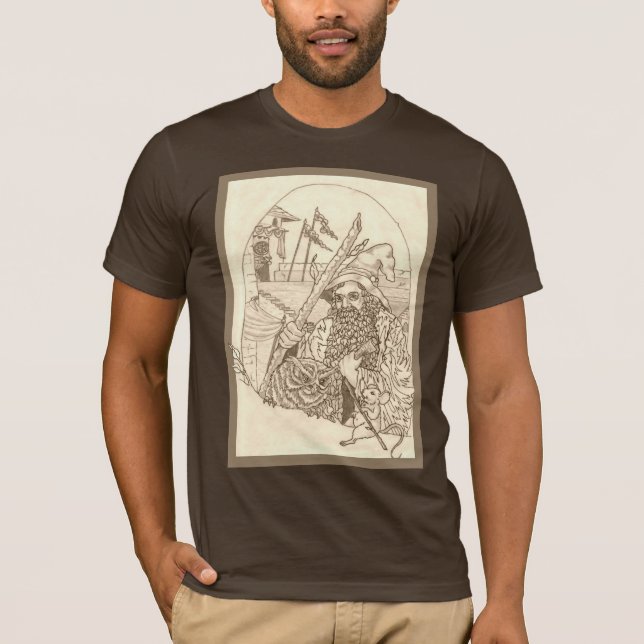 Trollkarlskjorta T-shirt (Framsida)