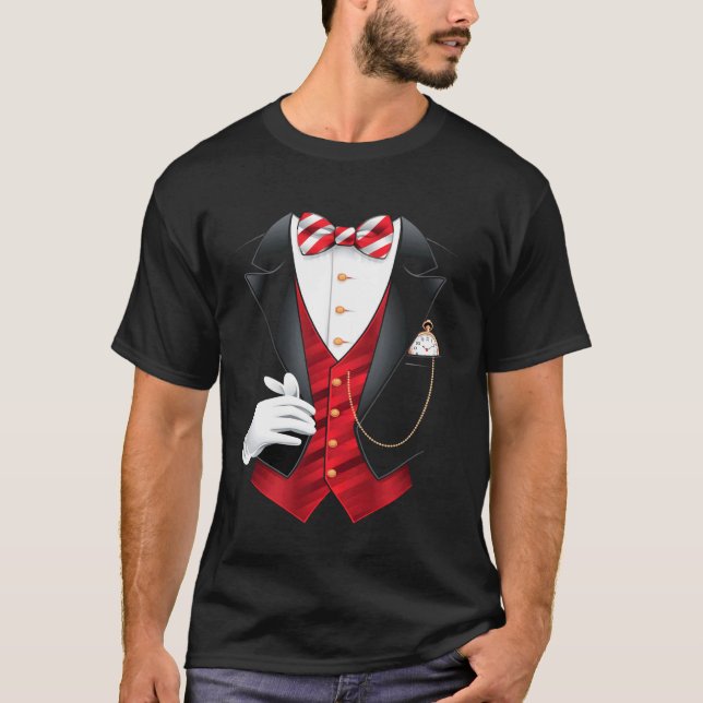 Trollkarlskostym Smoking T Shirt (Framsida)