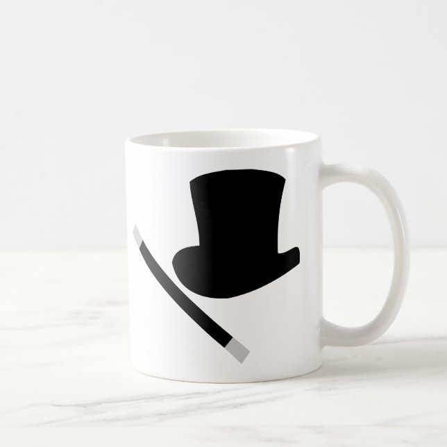trollkarltop hat och magitrollspö kaffemugg (Höger)