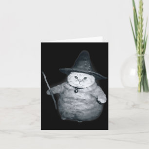 Trollkitten Meme Chonk Häxa Katt Meme Stud Hjärna Kort