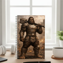 Trollkrigare Anteckningsbok – Fantasykonst Journal