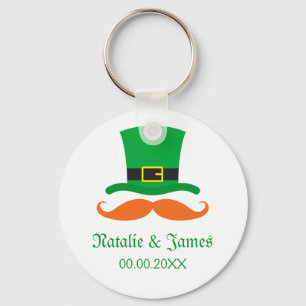 Trollmustaschst patrick's day som gifta sig favör nyckelring