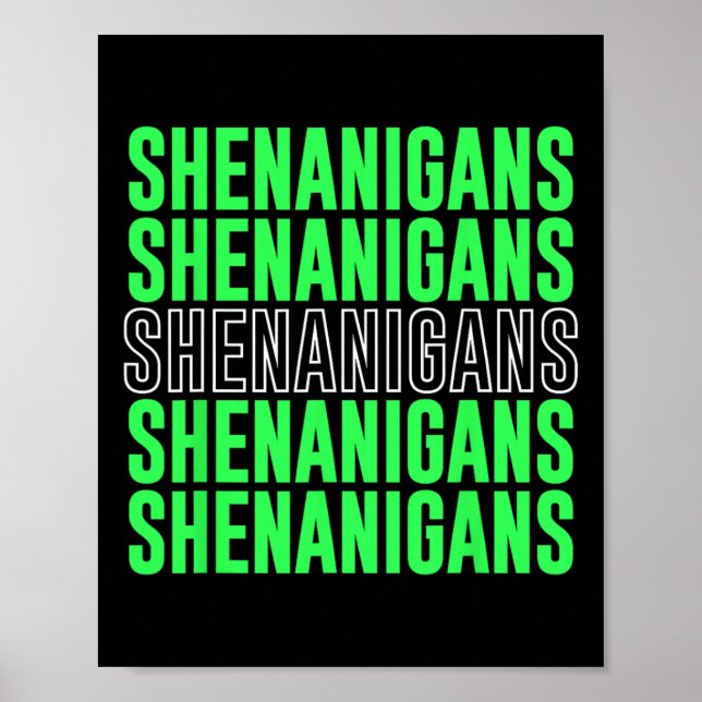 Trollover Saint Patrick's Day St. Pattys Day  Poster (Framsidan)