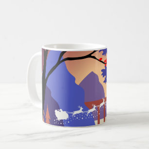 Trollskogens jul Santa släd Kaffemugg