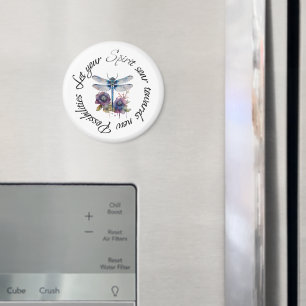Trollslända - ande av nya möjligheter magnet
