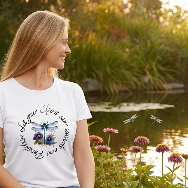 Trollslända - ande av nya möjligheter t shirt (Skapare uppladdad)