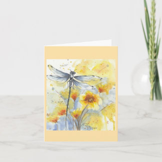 Trollslända i blommor av Sherry Kort