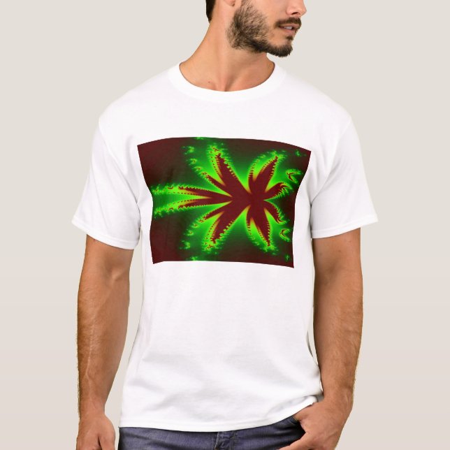 Trollslända i lågor herr T-shirt (Framsida)