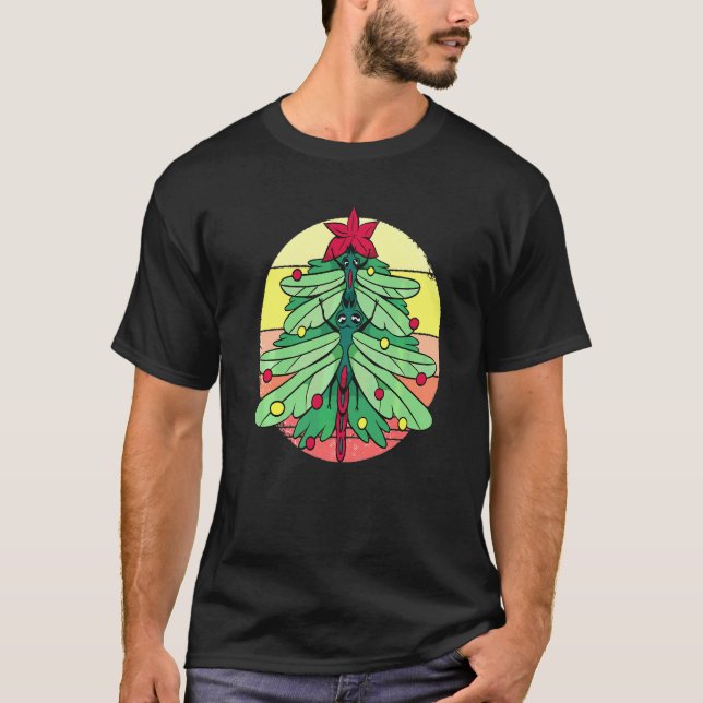 Trollslända julgran t shirt (Framsida)