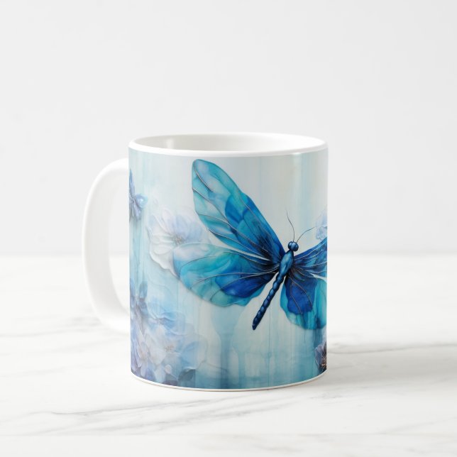 Trollslända Kaffemugg (Framsida vänster)