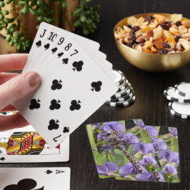 Trollslända på blomma casinokort