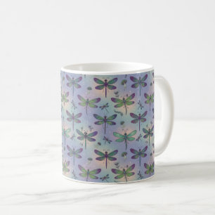 Trollsländemönster Kaffemugg