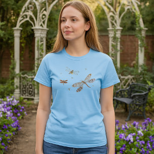 Trollsländor 1700-tals konst t shirt