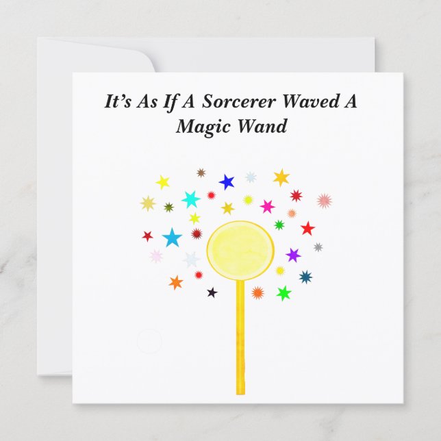 Trollspö-valentin kort Julkort (Framsida)