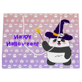 Trollspöet Halloween Cute Baby Panda Witch Magic