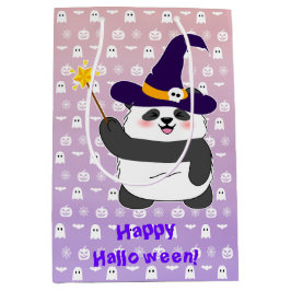 Trollspöet Halloween Cute Baby Panda Witch Magic