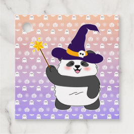 Trollspöet Halloween Cute Baby Panda Witch Magic Gåvor Etiketter
