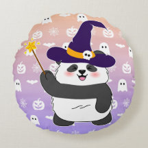 Trollspöet Halloween Cute Baby Panda Witch Magic