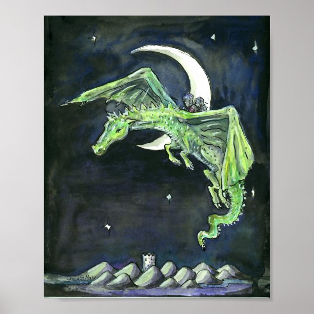 Trollspöet Wisteria - Skriv ut Poster (Framsidan)