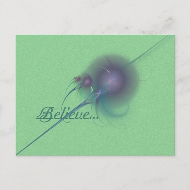 Trollspöets Abstrakt fe Art Vykort (Framsida)