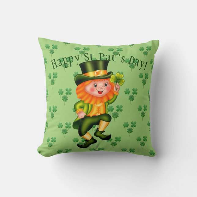 Trollst patrick's day kudde (Framsida)