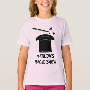 Trollstav och hatt magiker t-shirt för barn