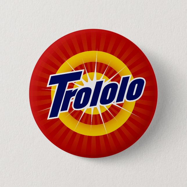 Trololo 2,25" rundan knäppas knapp (Framsida)