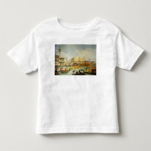 Trolovningen av den Venetian dogen till Adriatic T-shirt