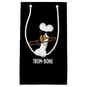 Trom-bone Funny Music Trombone Pun Mörk BG