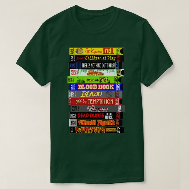 TROMA VHS STACK T SHIRT (Design framsida)
