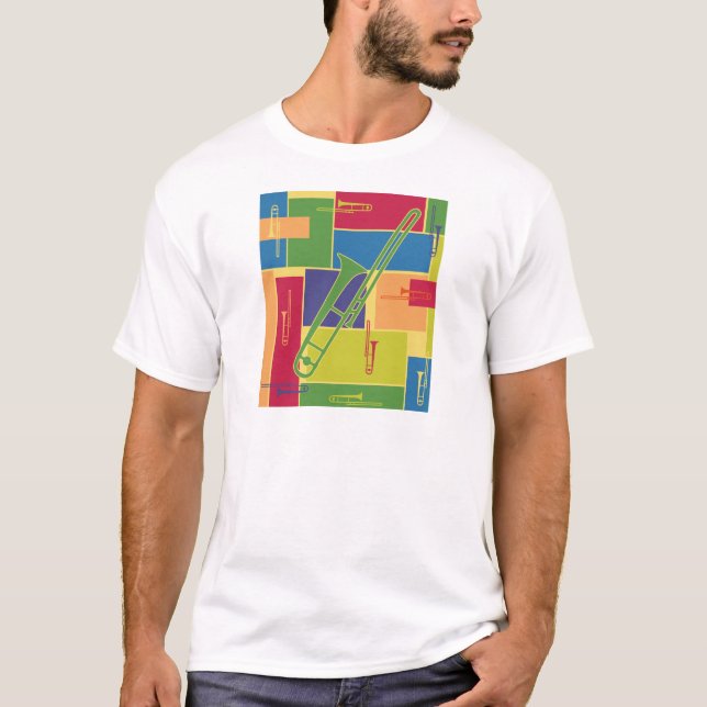 Trombon Färgblock Tee (Framsida)