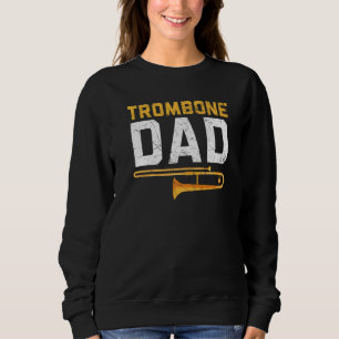 Trombon Pappa Musikinstrument Musiker Fäders Dag T Shirt