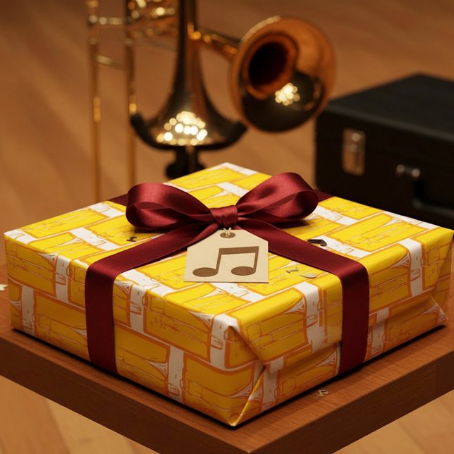 Trombon Presentpapper (Skapare uppladdad)