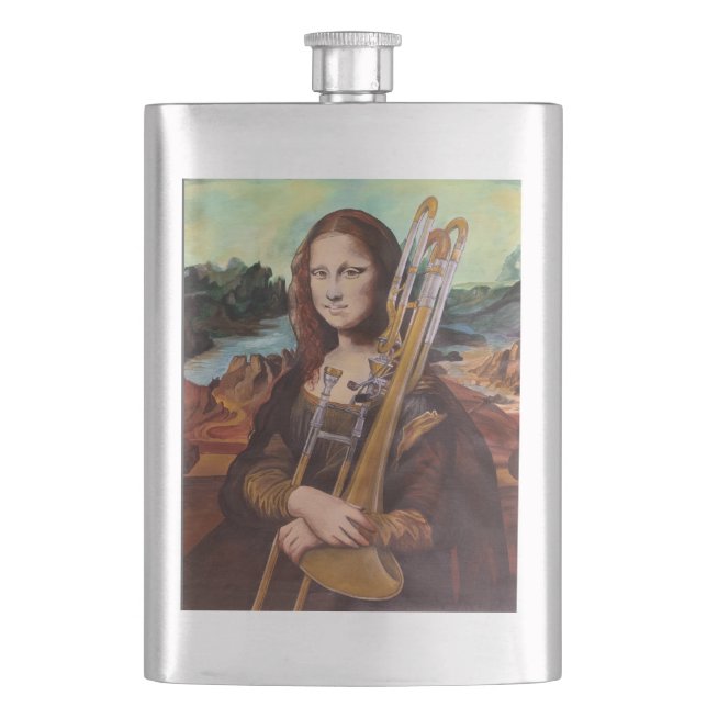 Trombona Lisa Flask Fickplunta (Framsidan)