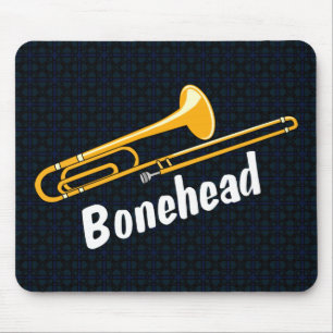 Trombone Bonehead White Text Musmatta