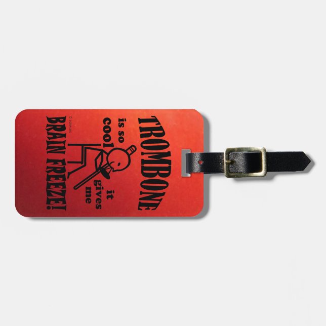 Trombone, Brain Freeze Bagagebricka (Horisontell Framsida)