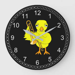 Trombone-Chick Stor Klocka