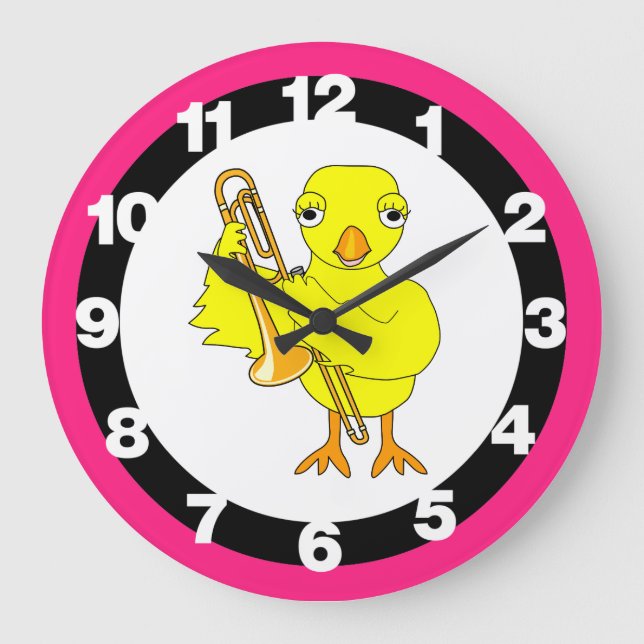 Trombone-Chick Stor Klocka (Framsida)