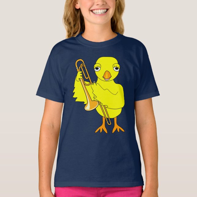 Trombone-Chick T Shirt (Framsida)