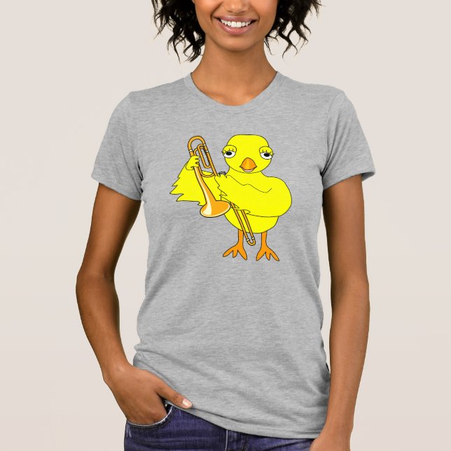 Trombone-Chick T Shirt (Framsida)
