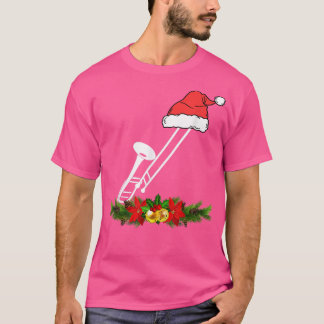Trombone Christmas Pajamas Music Instrument T Shirt