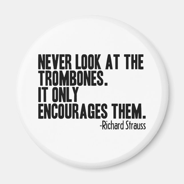 Trombone-citat Magnet (Framsidan)