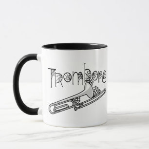 Trombone Cobwebs Mugg