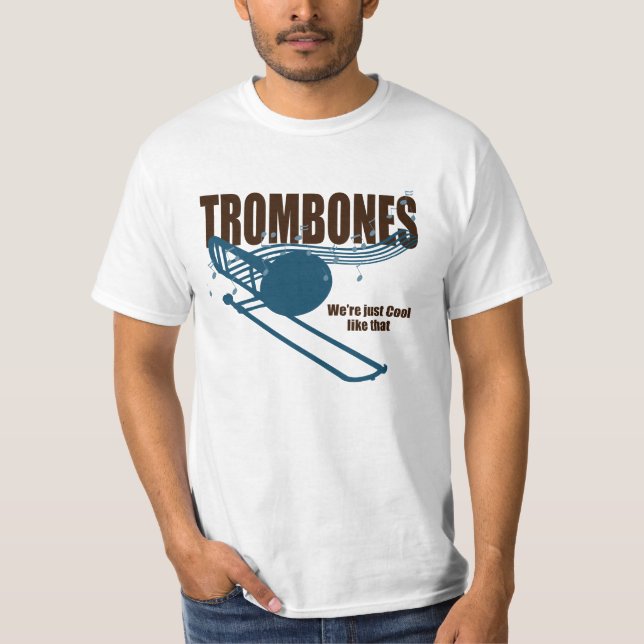 Trombone-Coolan som den Tee Shirt (Framsida)