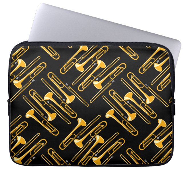 Trombone Crosshatch Laptop Fodral (Framsidan)