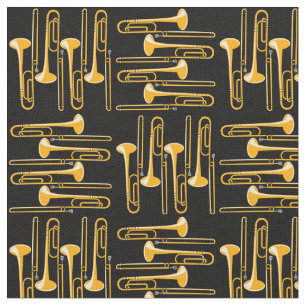 Trombone Crosshatch Mönster Tyg