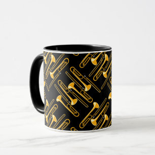 Trombone Crosshatch Mugg