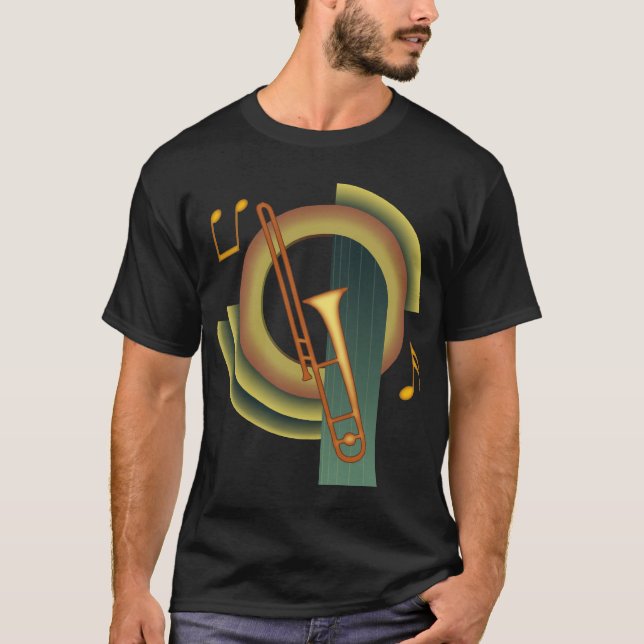 Trombone Deco Tee Shirt (Framsida)