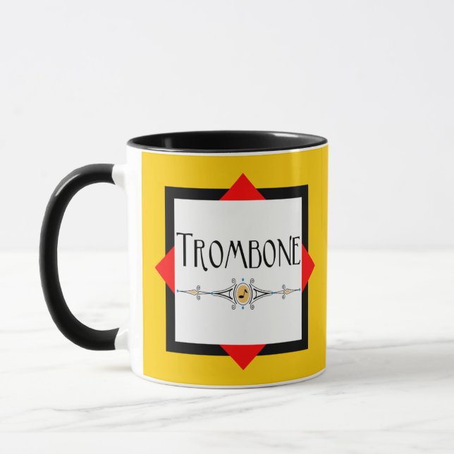 Trombone Decorative Line Mugg (Vänster)